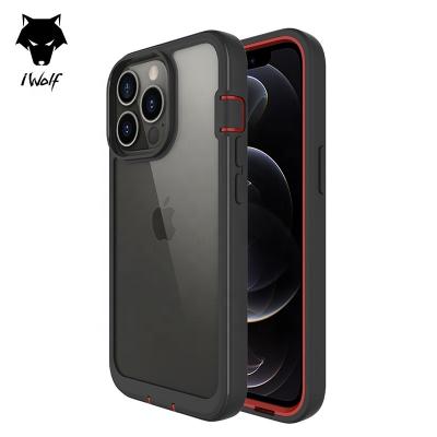 China Wholesale Shockproof Crystal Clear Premium 3 in 1 Soft Shockproof PC TPU Mobile Phone Case Cover For iPhone 13 12 11 pro Max Cases for sale