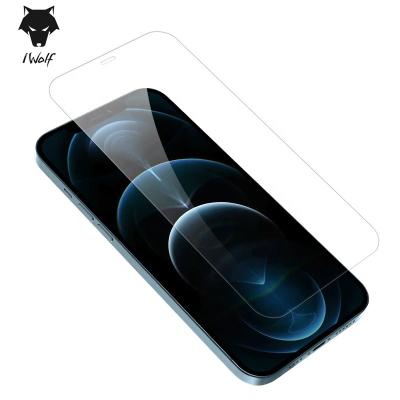 China Hot Selling Mobile Phone iWolf 0.3mm Tempered Glass 2.5D Screen Protector Ultra Thin Film For iPhone 11 12 13 pro max for sale