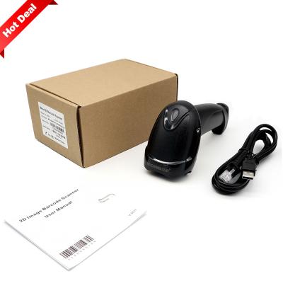 China Cheapest Cable USB Barcode Reader Android Handheld 417 QR CODE Pdf Scanner Gun 1D 2D Barcode Scanner A4 for sale