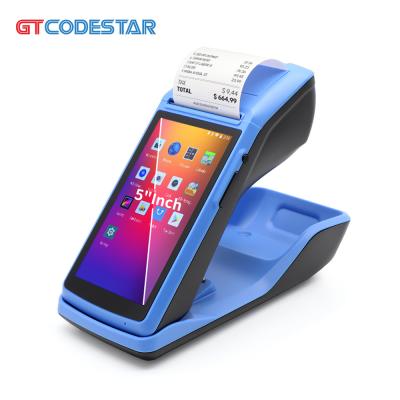 China Portable POS Terminal 4G Android Mobile Terminal 80mm NFC NFC POS Machine Free SDK For Restaurant Shop Online Ordering POS Systems for sale