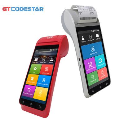 China SDK Touch Show POS Machine Android Handheld POS System With Thermal Printer for sale