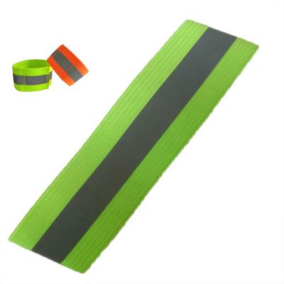 China High visibility high light color green reflective markings for reflective elastic armbands one bar for sale