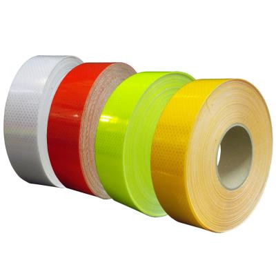 China Flame Retardant High Visibility Fluorescent Lime-Yellow Reflective Tape Sew On Fabric Tape for sale