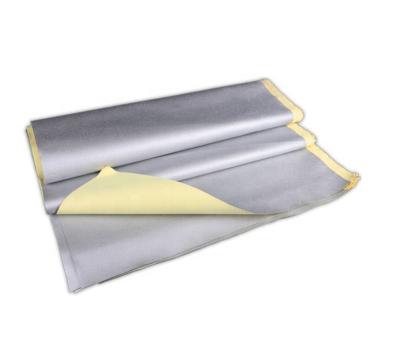 China Flame Retardant Aramid Coated Silver Fire Insulation Cloth Wear Resistant Coating Fabric for sale