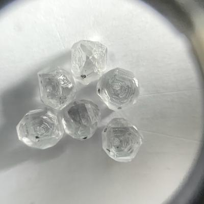 China Earring Wholesale HTHP Rough Diamond Lab Grown Diamond Synthetic White Diamond Uncut for sale