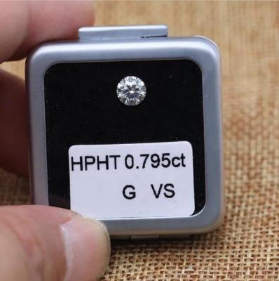 China Promotion DEFG O.7CT-0.79CT Opening Color VS1-SI1 VG IGI Diamond Polish Lab Developed Round Cut Loose About Jewelry Inlay Round Brilliant Cut for sale