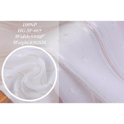 China Hot-selling 100% Polyester Chiffon Cut Flower Metallic Silk Fabric Shrink-Resistant Elastic Shrink-Resistant For Blouse for sale