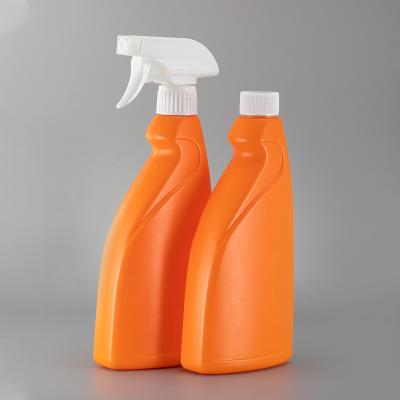 China Full Plastic 500ml Clean Liquid With Spout Cleaner Spray Bottle With Spray Gun Garden Car Wash Cleaning Bottle for sale