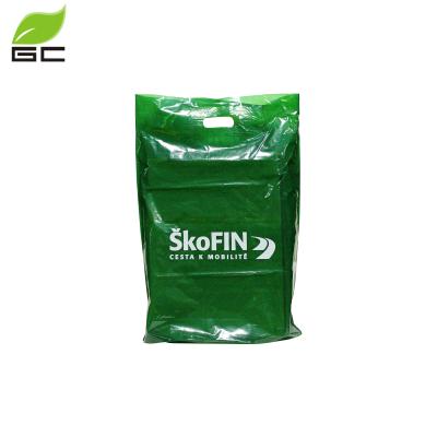 China LDPE/HDPE Moisture Proof Plastic Custom Shopping Bags With Die Cut Handle For China Manufacturer for sale