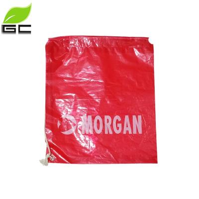 China 2021 Recyclable Wholesale Cheap Custom Logo Price Plastic Laundry Bag For GYM for sale