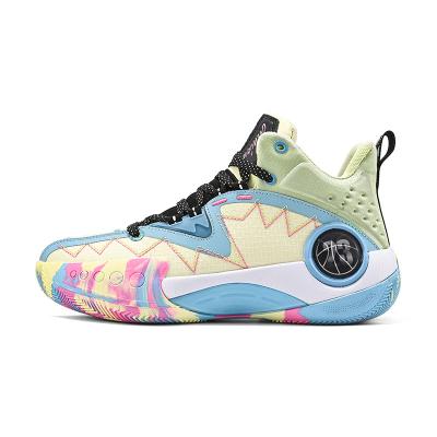 China Rainbow Color Matching Basketball Combat Trekking Shoes High Quality Waterproof Real Trend Breathable Anti-skid Wear-resistant Shoes The Four Seasons Pass for sale