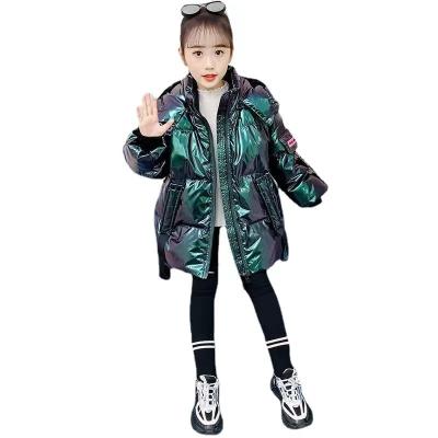 China Wholesale Children's Clothing Children's Clothing Foreign Velvet Plus Large Children's Winter Thick Style Long Coat Sy005 for sale