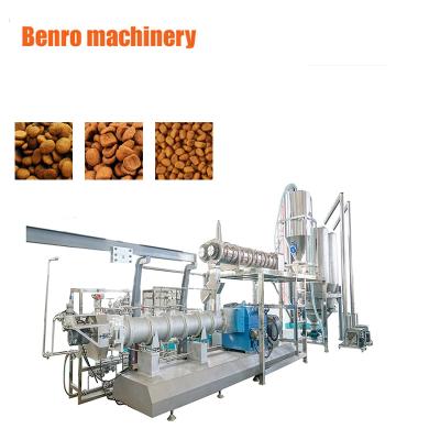 China Dog/Cat/Fish Industry Pet Food Processing Making Equipment Line Dry Dog Food Making Production Machine Prices for sale