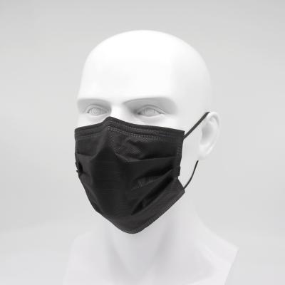 China Adult Hot Sale: 4 Medical Use Non Sterile Individual Black Surgical Mask for sale