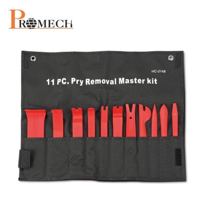 China Taiwan Automotive Top Tensioning Tool 11pcs Auto Repair Tool Car Door Panel Pry Removal Master Tool Kit for sale