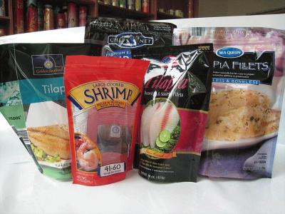 China Gravure Printing Resealable Zip Lock Food Packaging Bags Self Standing Pouch for sale