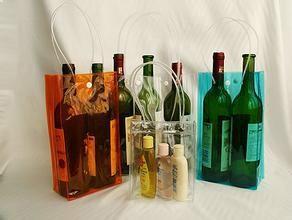 Cina Variopinto amichevole ECO- del vinile della borsa per il ghiaccio del vino del sacchetto di plastica del PVC del portatile in vendita