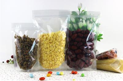 China Transparent 2 Layers Food Plastic Bags Liquid And Dried Fruits Industry Use for sale