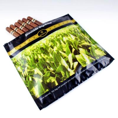 China Convenient Travel Portable Cigar Humidor Bag With Resealble Ziplock for sale