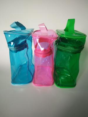 China PVC handle zipper bag , for toy and promotional gift packaging for sale