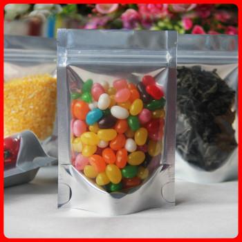 China PE AL PET Glossy Surface Sealed Resealable Plastic Bags 200g 250g 500g for sale