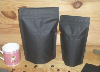 Cina Le borse di Doypack del nero del chicco di caffè, la chiusura lampo Kraft stanno sui sacchetti dell'alimento in vendita