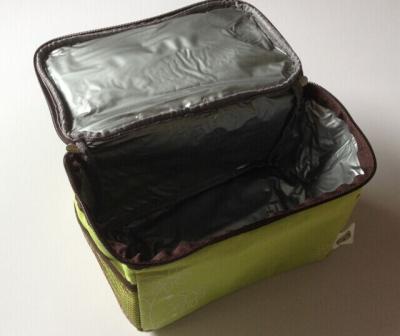 China Nonwoven Zippered Fast Food Thermal Delivery Bag , Take Out Portable Thermal Lunch Bag for sale