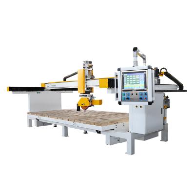 China Construction worksÂ   5 4th Axis Bridge Saw Stone Cutting Machine 5 Axis CNC Bridge Saw For Marble And Granite for sale