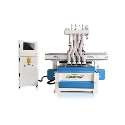 China Construction worksÂ   igoldencnc cnc router 1325 woodworking 3d wood furniture making machine prices for sale