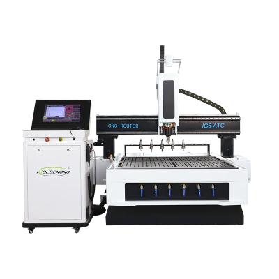 China MDF 1325 ACRYLIC WOOD ACRYLIC CNC Router ALUMINUM Gantry Moving Type ATC CNC Router Heavy Body for Acrylic, Wood, and Plastic for sale