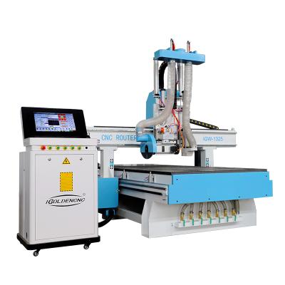 China energy & Pneumatic System Mining Multi Head CNC Router CNC Engraving Machine With Saw Cutting for sale