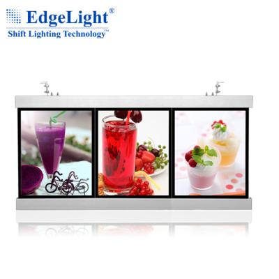 China Wireless Fast Food Restaurant Menu LED Light Boxes Supplier Rectangle for sale