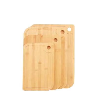 China Disposable 4 Piece Set Extremely Safe Premium Quality Bamboo Cutting Boards Natural Organic Bamboo Made for sale