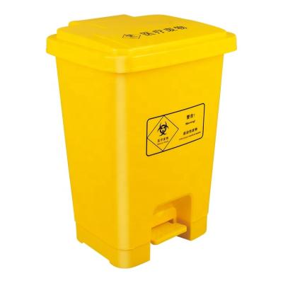 China Viable plastic waste bin 20 liters plastic waste bin pedal for sale