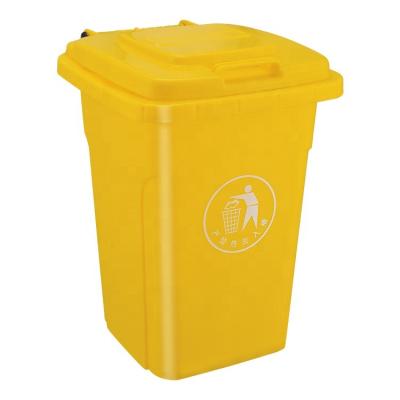 China 30 Liter Sustainable Plastic Rubbish Rubbish Bin Waste Container Trash Can For Schools for sale