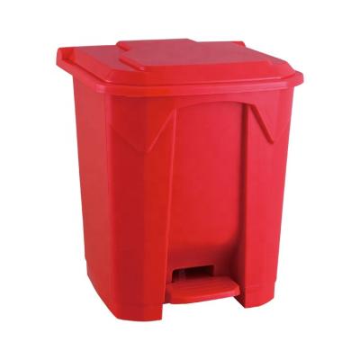 China Viable Plastic Sanitary Recycle Bin Pedal Waste Bin 30 Liter Trash Can for sale