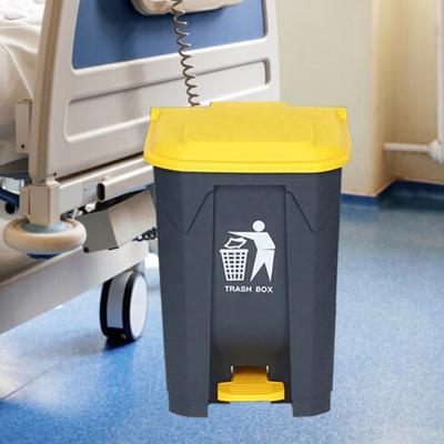 China Sustainable Hospital Medical Waste Bin With Foot Pedal Clinical Waste Bins for sale