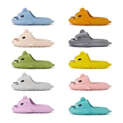 China Titok Amazon Best Selling 2inch AntiBiosis EVA Women House Hello Cloud Shark Soft Unique Slides Cushioning for sale