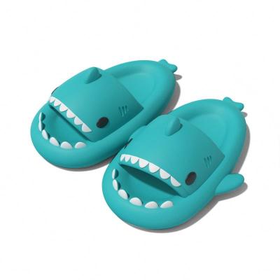 China Fashion Kids Eva Summer Beach Leisure House Slippers Lightweight Wholesale Shark Slipper for sale