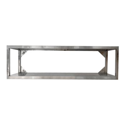 China High Quality Cheap Price Competitive Price Stainless Steel Metal Storage Rack Shelf Wall Shelf (Welding) for sale