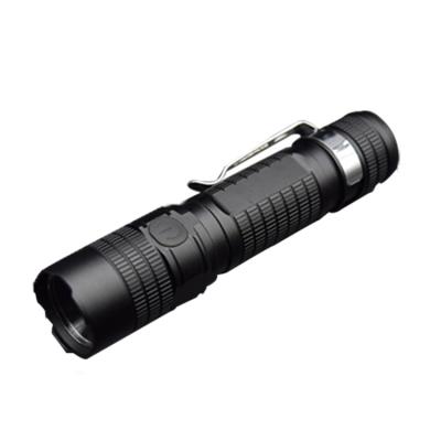 China Factory Sale Adjustable Focus Flashlight Hot Supply High Power Mini 18650 LED Flashlight Waterproof Rechargeable Waterproof Torch Directly for sale