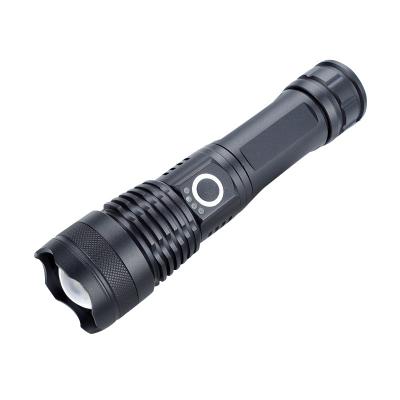 China 5 Modes Zoom 18650 Or 26650 Battery USB Rechargeable Flashlight Powerful Torches Latest Zoom Products For Outdoor Camping for sale