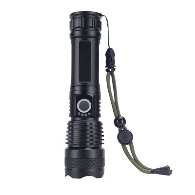 China Latest 5 Zoom Products Rechargeable Powerful Zoom 18650 or 26650 Battery Modes Small LED Flashlights for sale