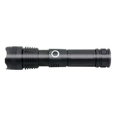 China Zoom 2022 Latest Products Powerful Zoom 18650 or 26650 Battery Mini Multi Function LED Portable Flashlight for sale