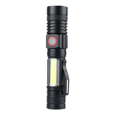 China 2022 Latest Products Zoom 2022 Powerful Magnetic Portable COB LED Instant Camping Light Flashlight for sale