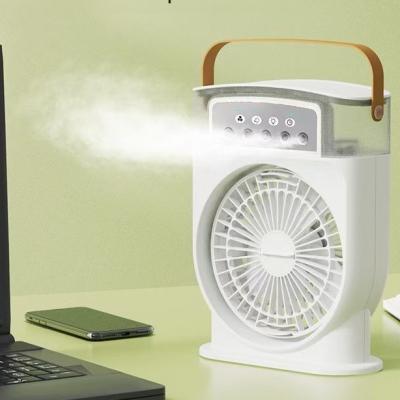 China New Free Sample Timer Control Portable Air Cooler Mini Function USB Air Cooler Personal Fan Air Cooler Mist Fan Portable Air Cooler with 7 Led Lights for sale