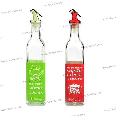 China Viable Oil Bottle For Kitchen Dressing Set Frying Oil Bottles for sale