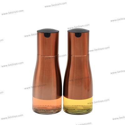 China Viable Oil Bottle For Kitchen Stainless Steel Dressing Set Frying Oil Bottles for sale