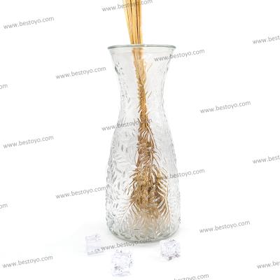 China Minimalist Alkaline Water Pitcher Glass Water Pitcher Pitcher With Filter Bottles Drinking Milk Bottle for sale