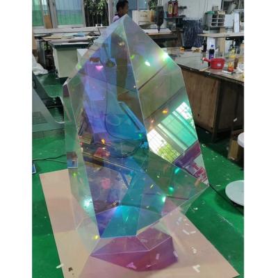 China Other Newly Design Free Standing Acrylic Lightweight Countertops Cover , Floor Standing Acrylic Rainbow Cover for sale